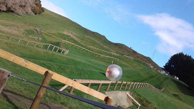 New Zealand Rotorua zorbing